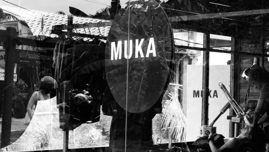 Entrance of Muka Concepts X Bambu Indah, showcasing a stylish vibe in Bali, Bali, ID.