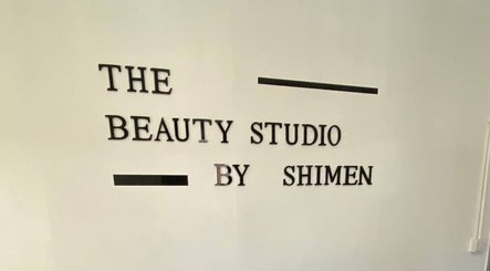 Signage at Majestic Beauty Studio, Stockport, England, GB, showcasing elegant studio branding.