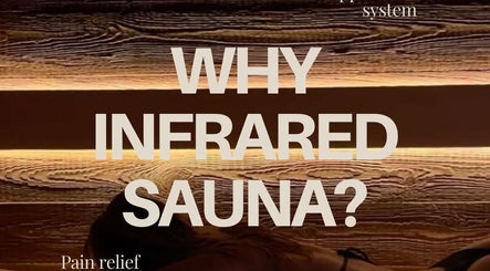 Infrared sauna at Golden Sweat, London, Ontario, CA offering relaxation and wellness benefits.