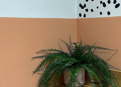 Elegant fern decor at Alex Massage Therapies, enhancing relaxation ambiance in Bristol, England, GB.