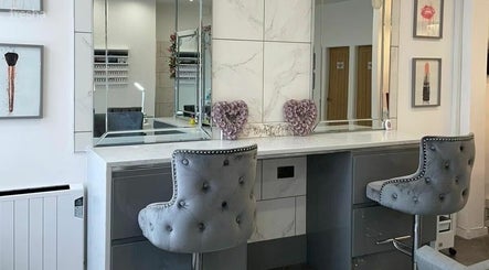 Sophisticated styling station at Helen Seaton Hairdressing, Liverpool, England, GB.