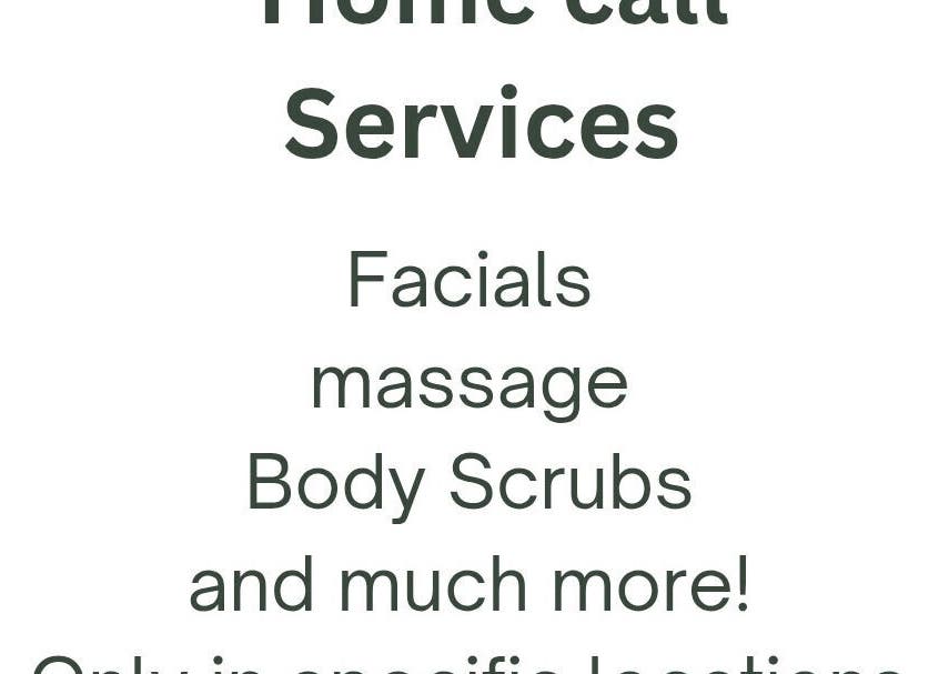 Home call services at Modest Spa Retreat in Kingston, St. Andrew Parish, JM: facials, massage, body scrubs.
