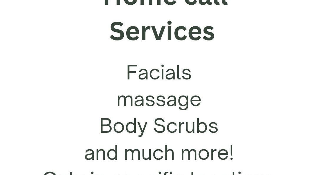Home call services at Modest Spa Retreat in Kingston, St. Andrew Parish, JM: facials, massage, body scrubs.