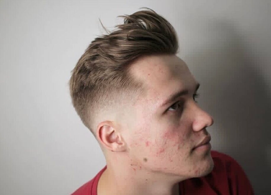 Trendy fade haircut at Tamus, Dublin, County Dublin, IE. Perfect blend of style and precision.