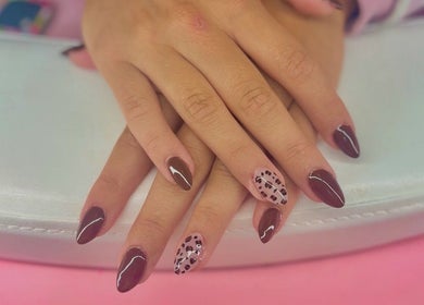 Stylish nail art at Khrome Nail Studio in St. John's, Newfoundland And Labrador, CA.