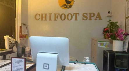Chi Foot Spa reception area in Pembroke Pines, Florida, US, featuring a welcoming and serene ambiance.