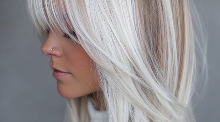 Elegant blonde hair styled at Celebrity Hairstylist in Toronto, Ontario, CA.