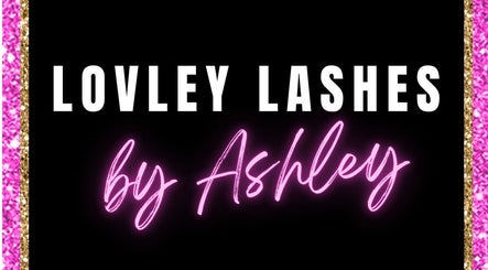 Lovely Lashes and Brows by Ashley neon signage with pink glitter border, Prince Albert, Saskatchewan, CA.