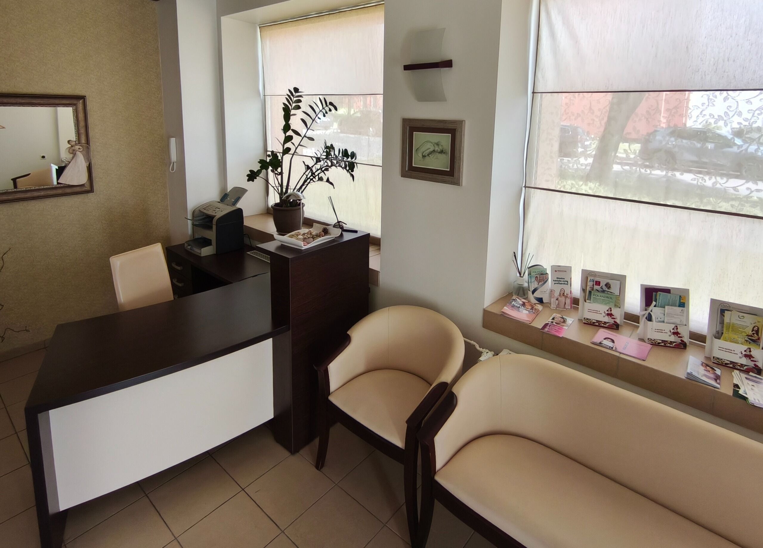 Elegantiškas priimamasis Bernardo Vasiliausko klinikoje, Klaipėda, Klaipėdos Apskritis, LT.