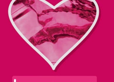 Vibrant pink heart embodies beauty aesthetics at Knot Just Beauty, Buncrana, County Donegal, IE.
