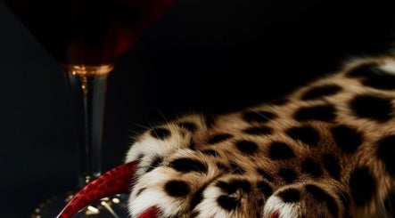 Elegant leopard print with sleek nails at K.K Beauty Studio, London, England, GB.