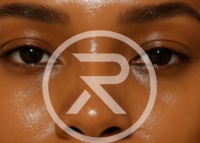 Close-up of a polished face with Rumours Aesthetics logo, Clonmel, County Tipperary, IE.