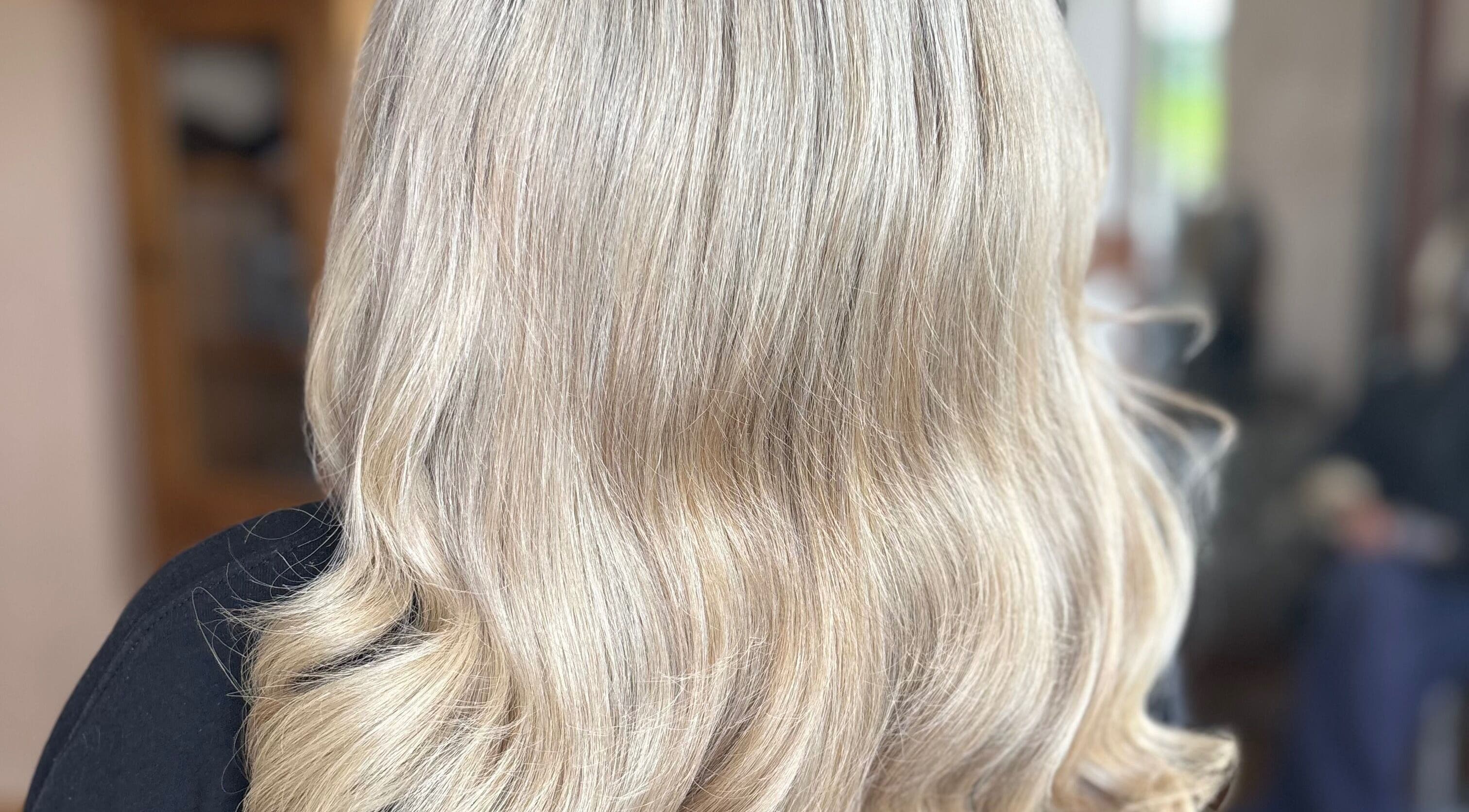 Elegant blonde waves styled at Styled By Saidhbh, County Roscommon, County Roscommon, IE.