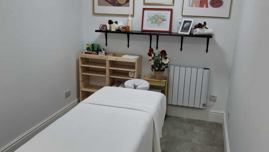 Tranquil massage room at Ottoman Novus Spa in Dublin, County Dublin, IE, featuring soothing decor and relaxing ambiance.