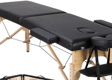 Luxurious massage table at Mobile - Velvet Touch Maalish, Hounslow, England, GB offering ultimate relaxation.
