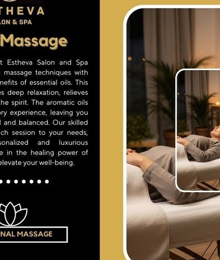Relaxing aroma massage at Estheva Salon & Spa, Bengaluru enhances well-being with essential oils for stress relief.