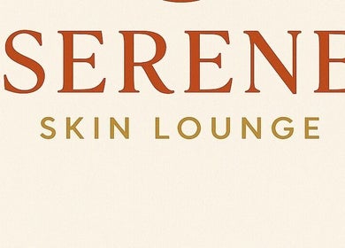 Serene Skin Lounge logo in classic font, Waterloo, England, GB.