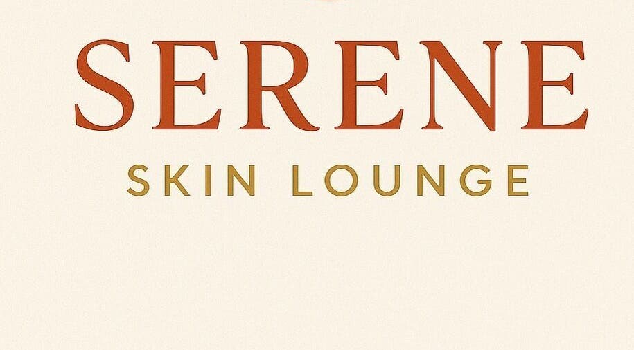 Serene Skin Lounge logo in classic font, Waterloo, England, GB.