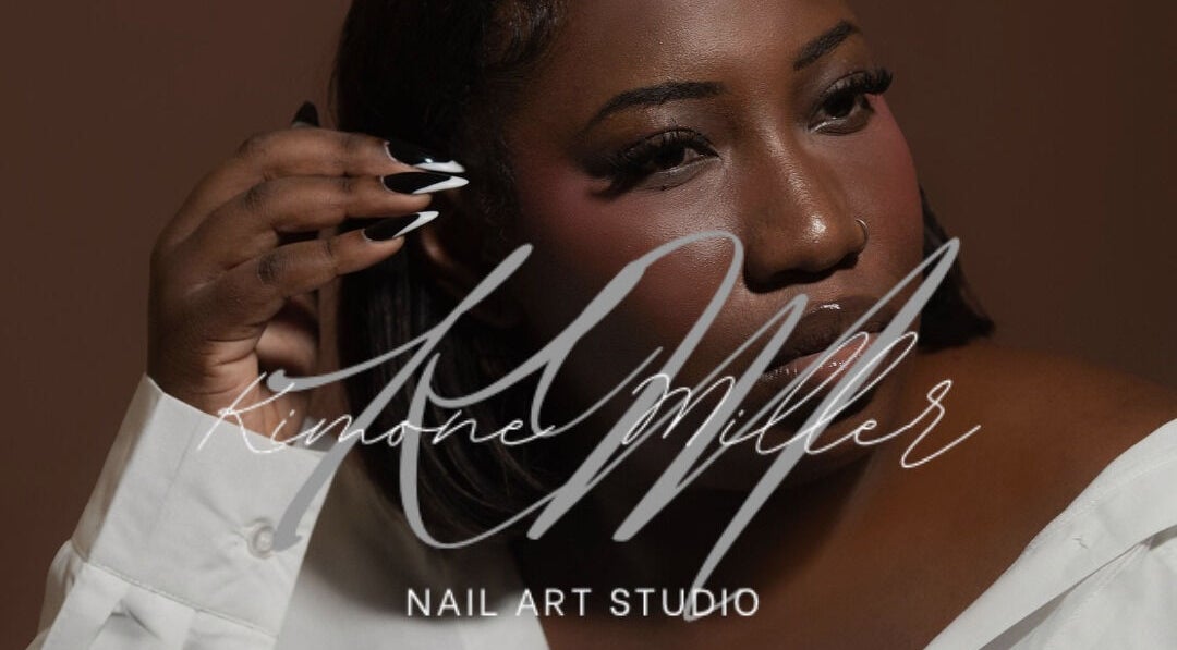 Stylish black and white nails at K Nail Studio, Nassau, New Providence, BS, showcasing fine artistry.