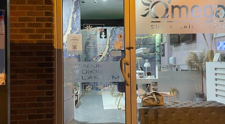 Studio Omega entrance showcasing chic decor and modern design in Novi Sad, Vojvodina, RS.