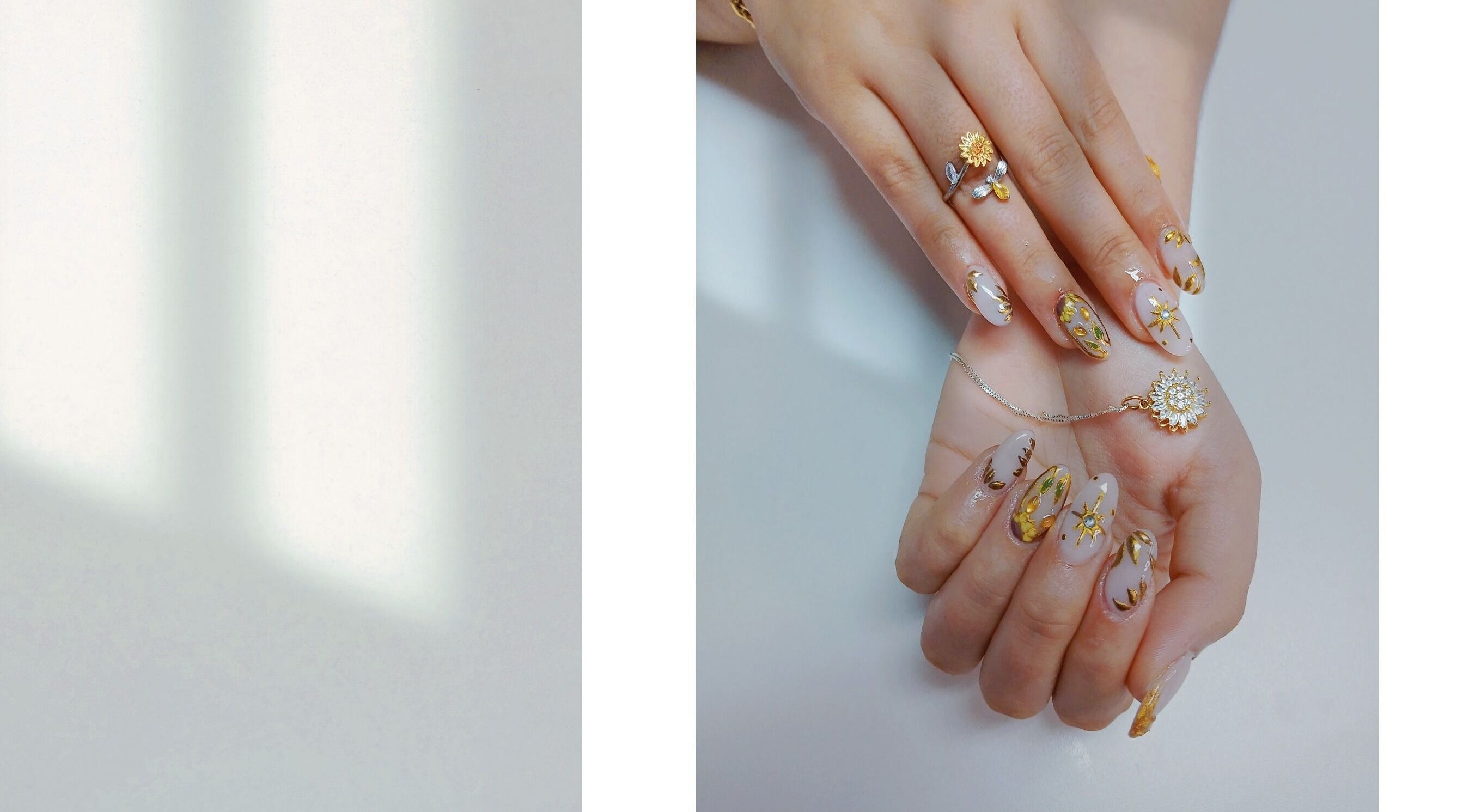 Elegante uñas decoradas en Aurora Nail Studio, Rosario, Santa Fe, AR.