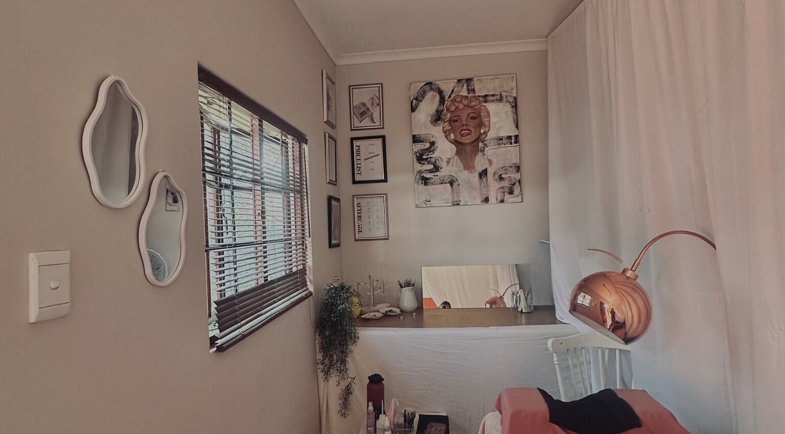 Elegant interior of Lashed - by Bella in Hillcrest, Kwazulu-natal, ZA showcasing stylish decor and relaxing ambiance.