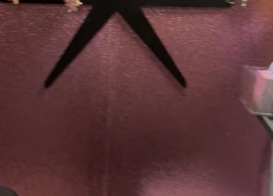 Glamorous interior with star decor at Created by Courtney, Birmingham, England, GB.