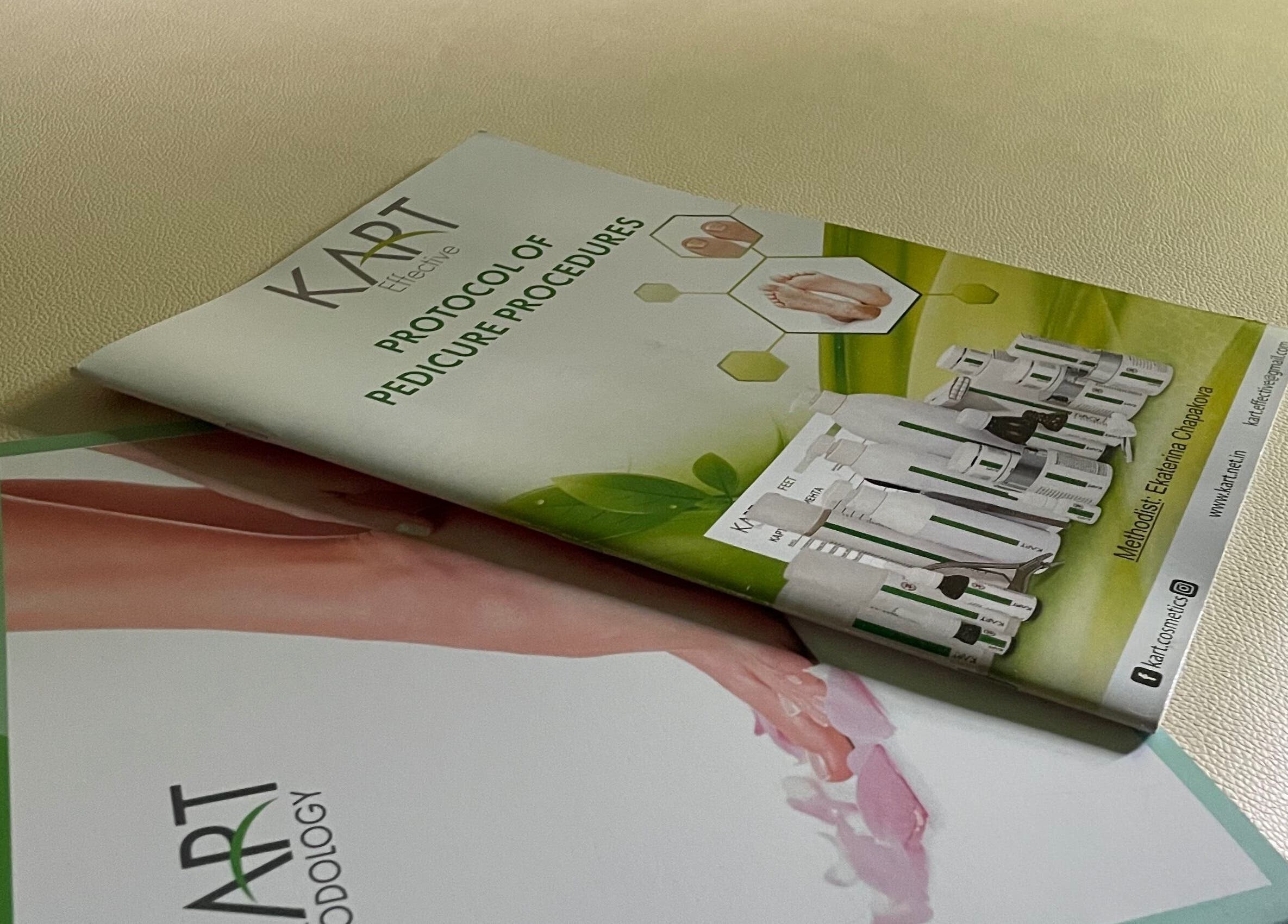 Brochures for pedicure procedures at Senjochka MedSpa, Novi Sad, Vojvodina, RS.