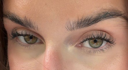 Close-up of beautifully styled lashes at Lash Priestess, London, England, GB.