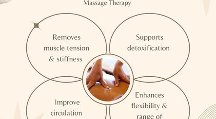 Benefits of massage therapy at Radiantrenewal, Saint Michael, BB include detoxification and improved flexibility.