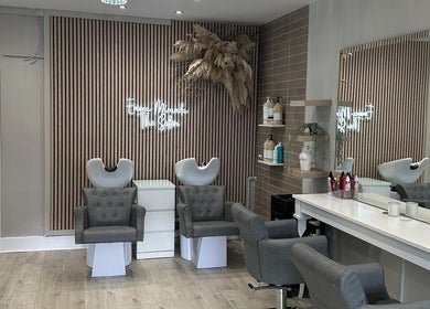 Elle Rochford hair in Whiston, England, GB, features elegant salon chairs and stylish decor.