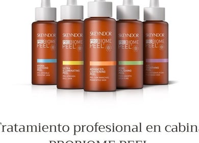 Productos Skeyndor ProBiome Peel en Essencial, Barbate, Andalucía, ES para tratamientos faciales avanzados.