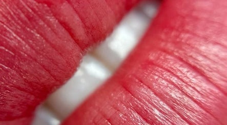 Close-up of vibrant red lips at Beauty Redefined & Aesthetics, Midrand, Gauteng, ZA.