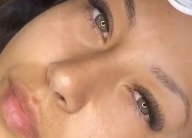 Close-up of elegant lashes at Beauty by Angie, Raħal Ġdid, MT showcasing expert eyelash styling.