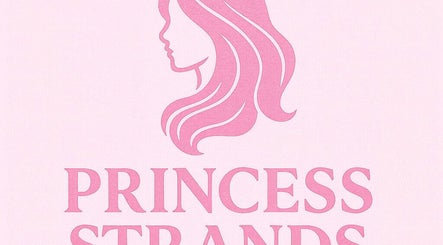 PrincessStrands salon logo in Wakefield, England, GB showcasing a stylish hair silhouette.