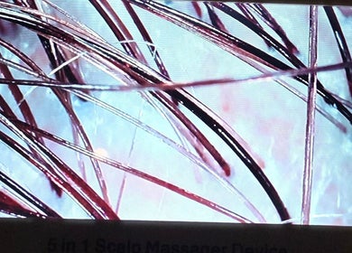 Close-up of hair strands at The Secret Garden Wellness Studio, Randalstown, Northern Ireland, GB.