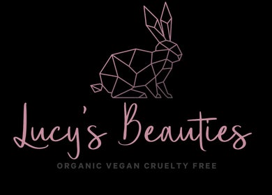 Lucy's Beauties logo featuring a geometric rabbit design in Queen Camel, England, GB.