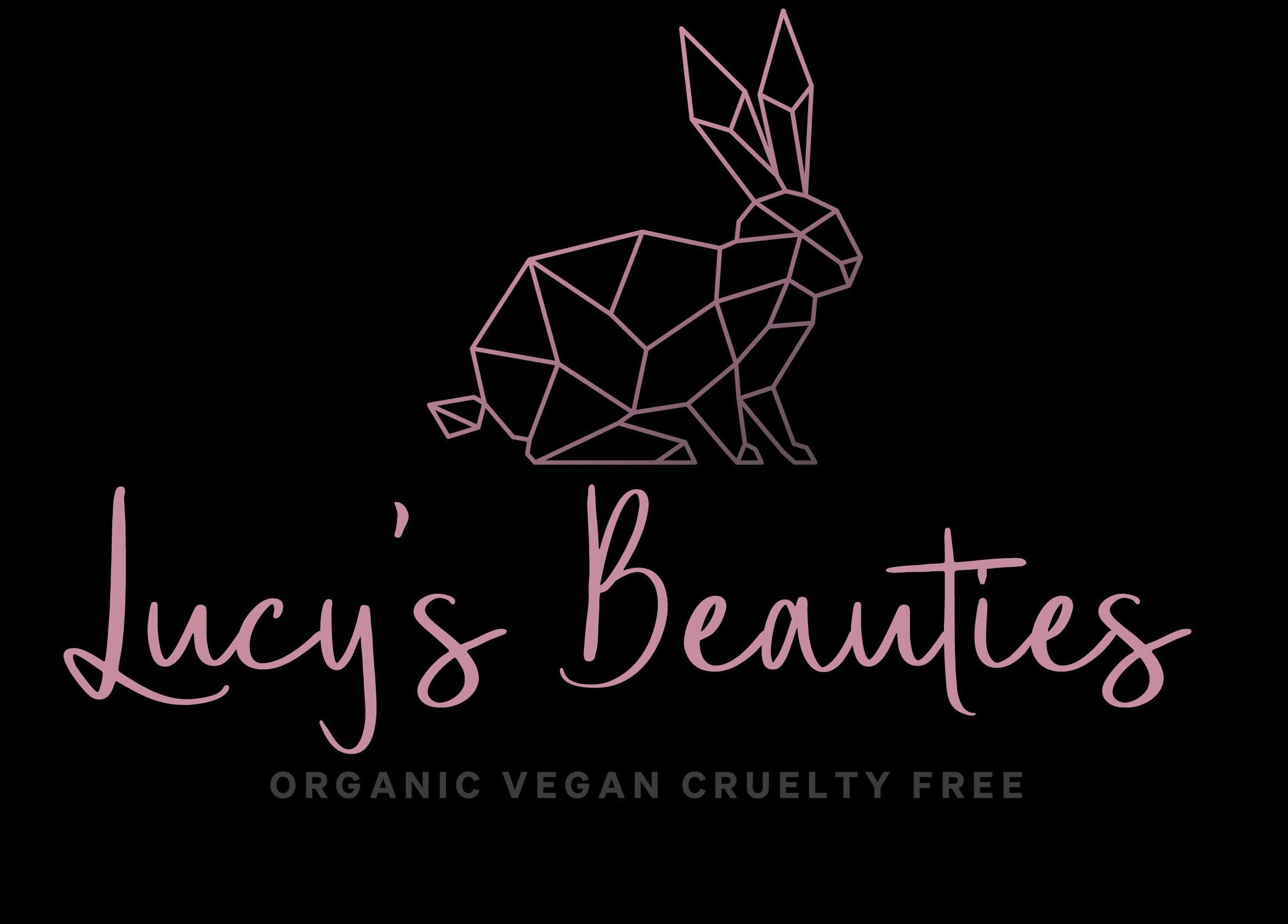 Lucy's Beauties logo featuring a geometric rabbit design in Queen Camel, England, GB.