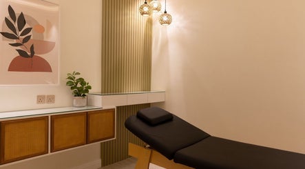 Elegant treatment room at Nails Glow - Al Rawdah, Riyadh, Riyadh Province, SA with calming decor and modern amenities.