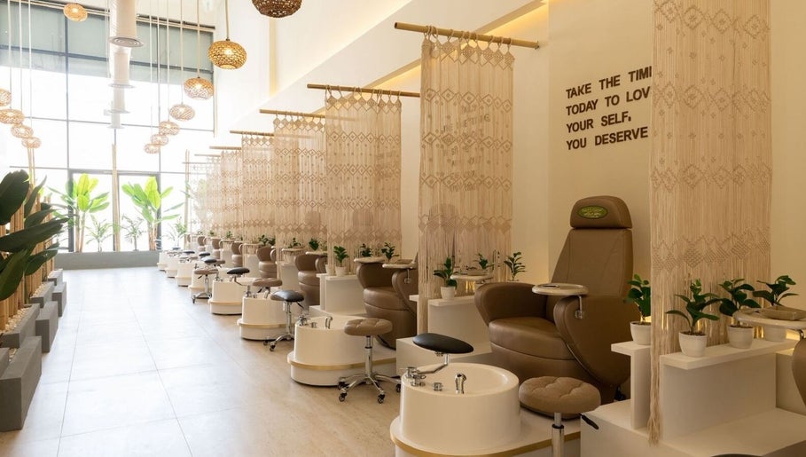 Elegant pedi stations at Nails•Glow Spa&Salon - Al Rawdah, Riyadh, Riyadh Province, SA with relaxing ambiance.