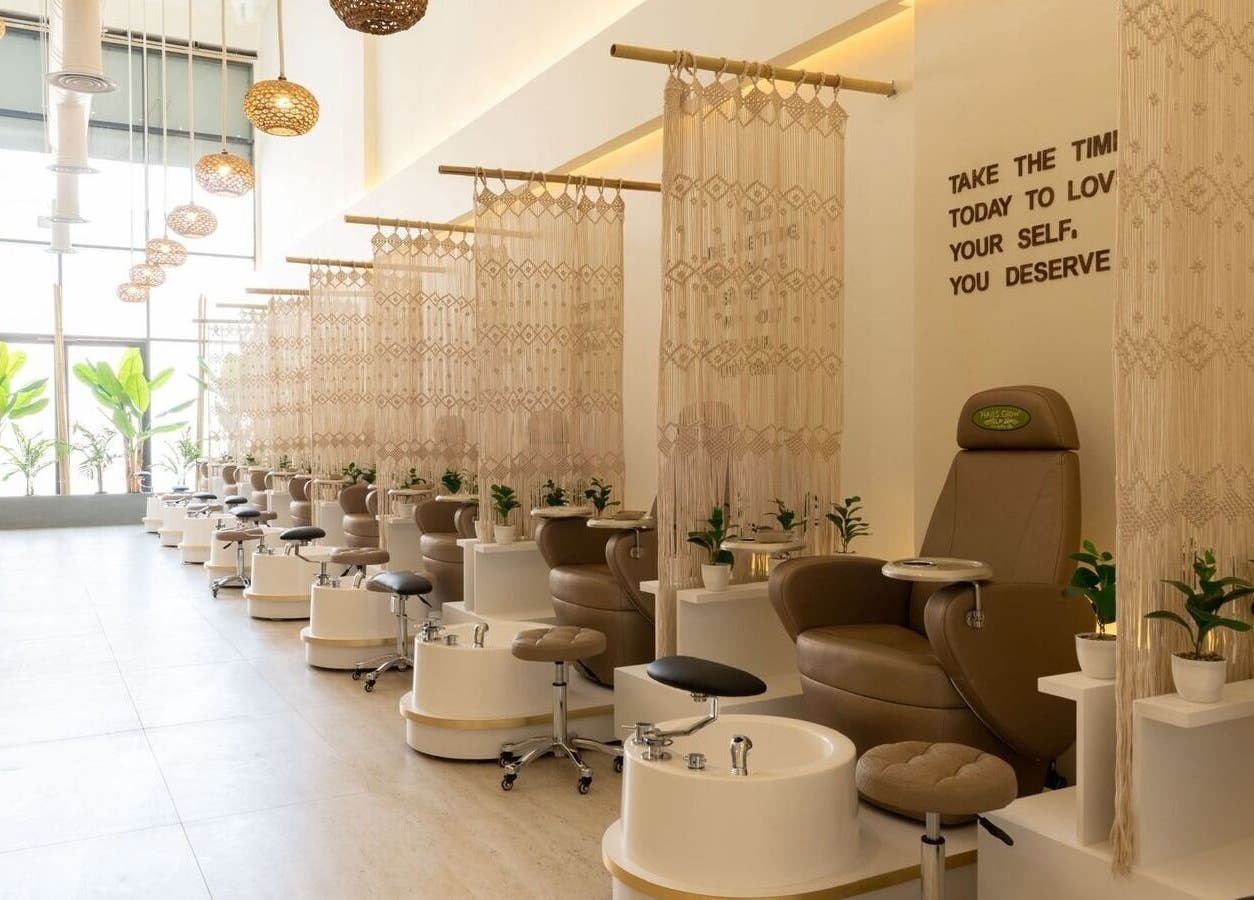 Elegant pedi stations at Nails•Glow Spa&Salon - Al Rawdah, Riyadh, Riyadh Province, SA with relaxing ambiance.