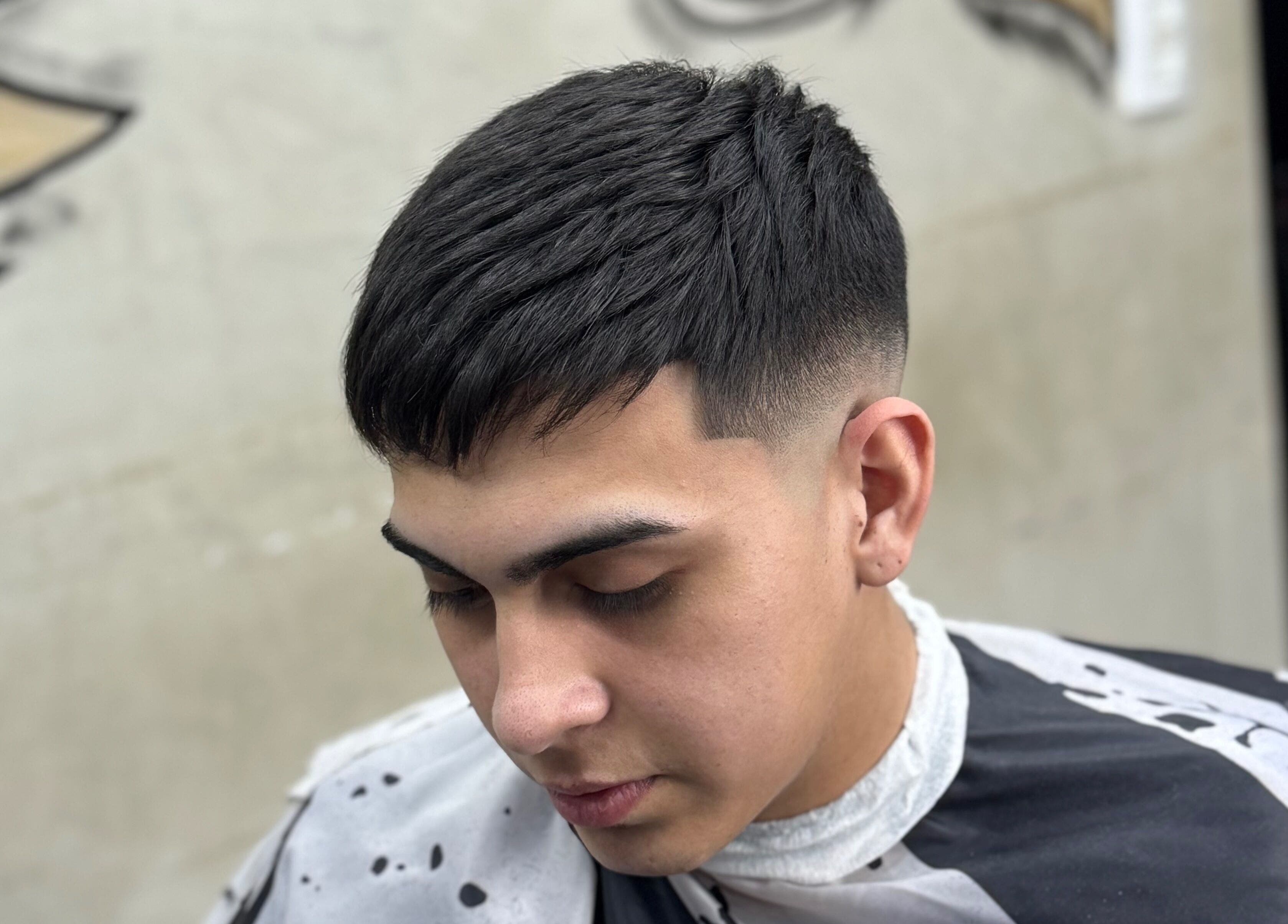 Moderno corte de cabello en Aldito Barber, Buenos Aires, Ciudad Autónoma De Buenos Aires, AR.