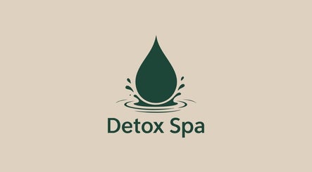 Detox Spa logo featuring a water droplet in Georgetown, KY, offering serene wellness experiences.