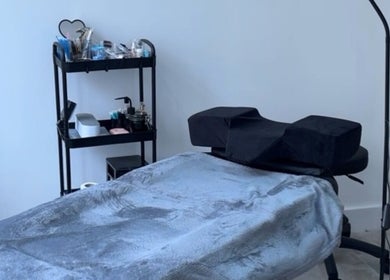 Relaxing spa bed setup at Beauty_bymeg5, Maryport, England, GB, inviting tranquility and rejuvenation.