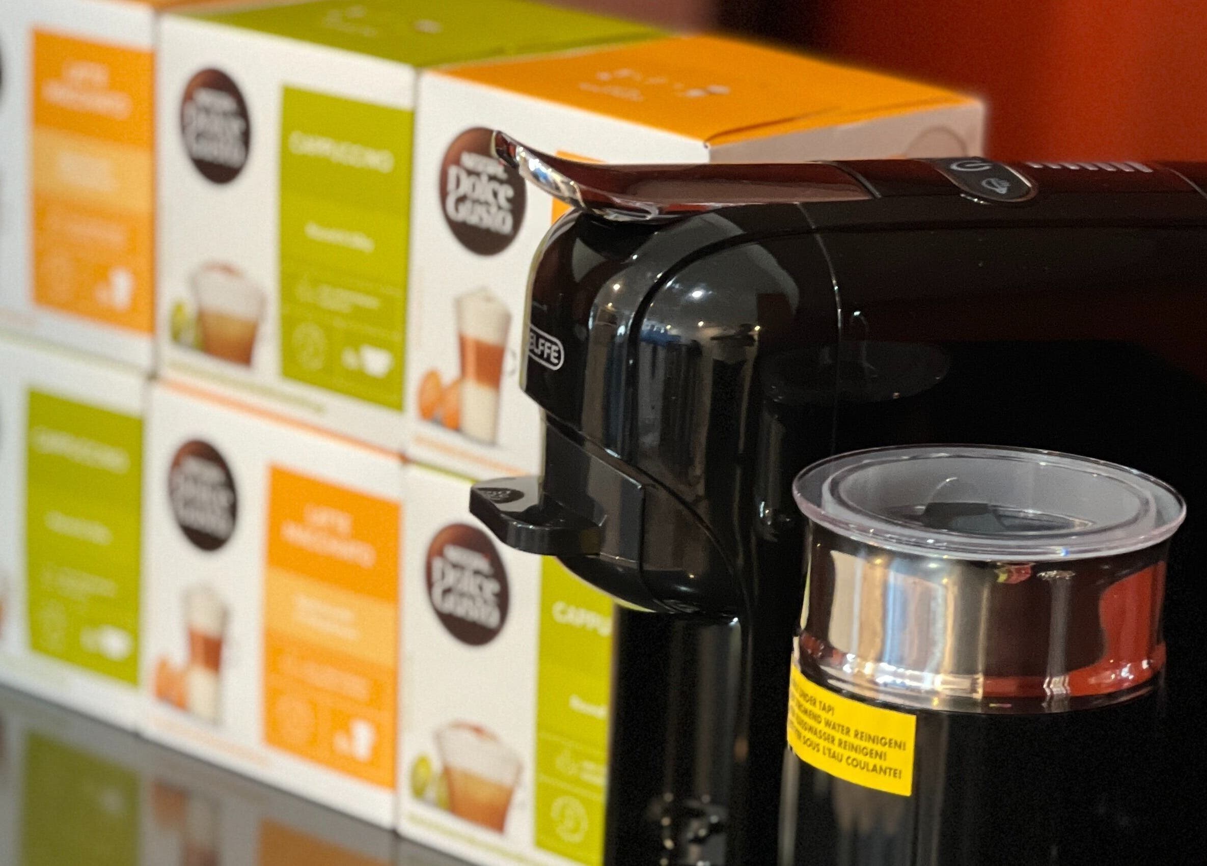 Coffee machine setup at Zara Aesthetic, Kuala Lumpur, Wilayah Persekutuan Kuala Lumpur, MY enhancing client experience.