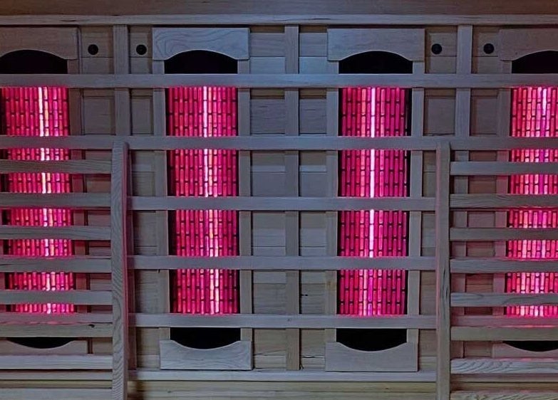 Infrared sauna at Wembley Fitness, Wembley, England, GB. A warm and relaxing wellness experience.