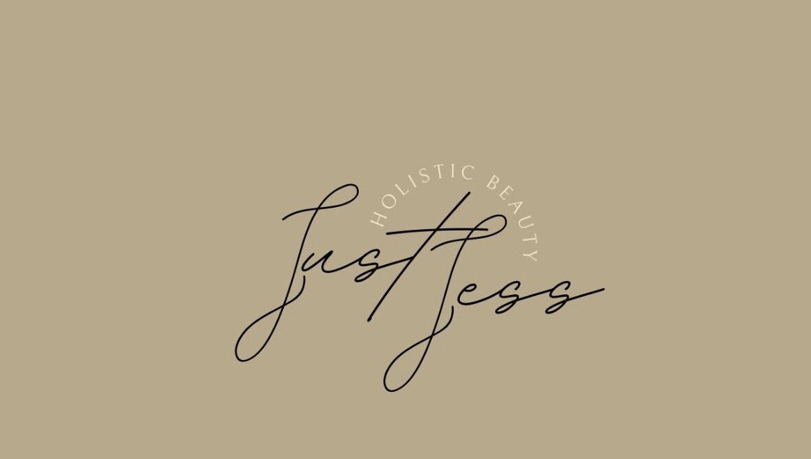 Just Jess logo in elegant script, located in Witney, England, GB, representing holistic beauty.