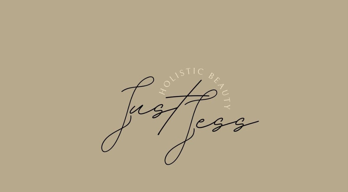 Just Jess logo in elegant script, located in Witney, England, GB, representing holistic beauty.