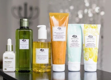 Diverse skincare products at The Beauty Bar Wembley, showcasing beauty essentials, Wembley, England, GB.