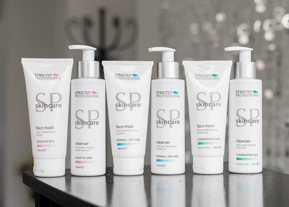 Display of skincare products at The Beauty Bar Wembley, Wembley, England, GB for optimal skin care solutions.